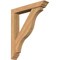 Ekena Millwork Funston Traditional Smooth Bracket w/ Offset Brace, Western Red Cedar, 5 1/2"W x 32"D x 38"H BKT0604X32X38FST01SWR - alternate 1